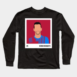 Sergio Busquets Minimalistic Camera Film Long Sleeve T-Shirt